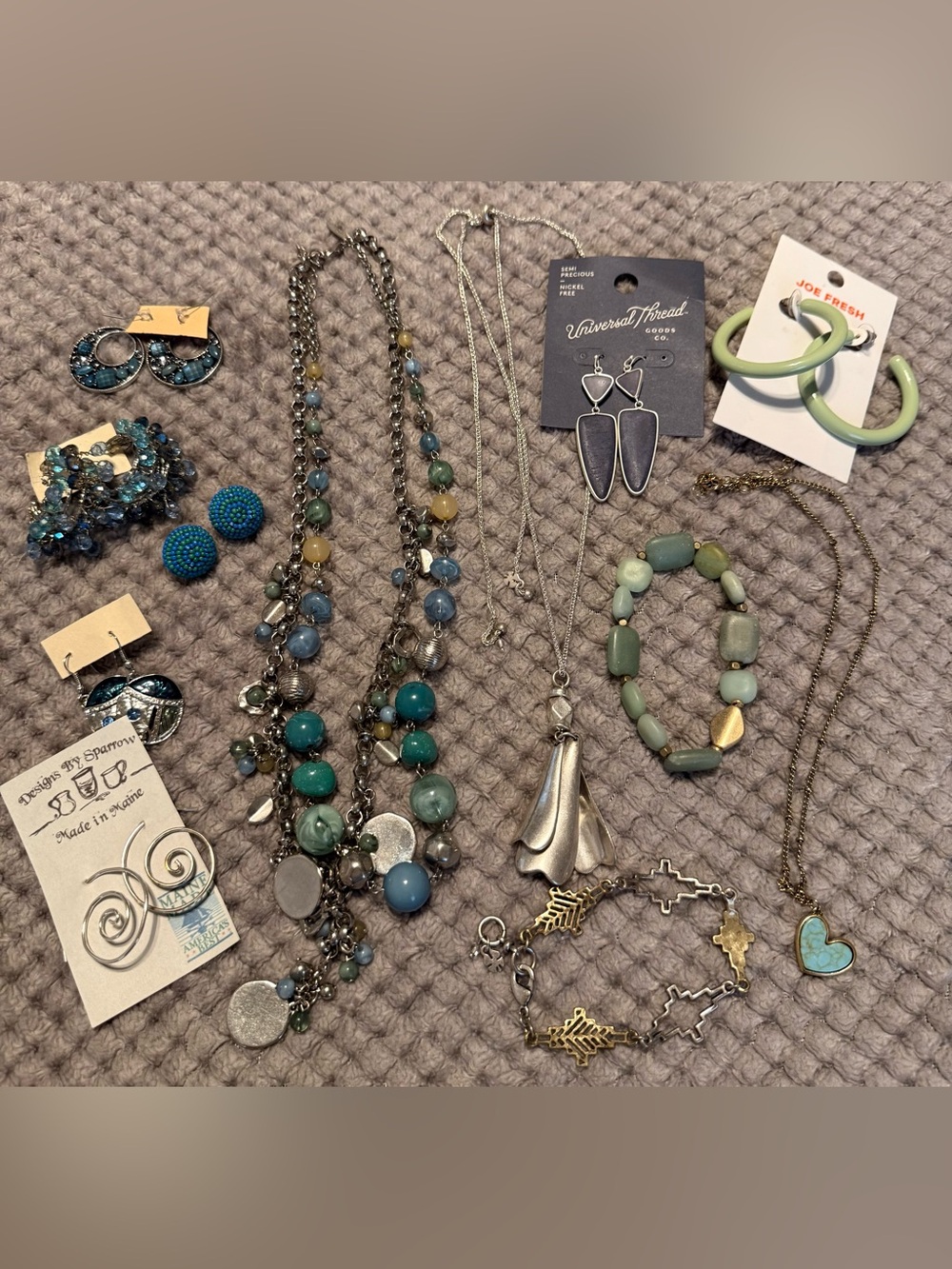 Blue and Teal Jewelry Bundle